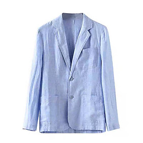 Áo Blazer nam chất liệu Linen dài tay thời trang phong cách Hàn Quốc- Blazer Haint Boutique Bz06