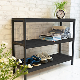 KỆ GIÀY GỖ ĐA NĂNG LẮP RÁP 3 TẦNG 800 - BENCH 3F 800