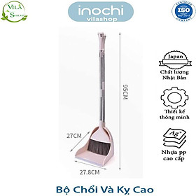 Mua Bộ Chổi Quét Nhà Kèm Hót Rác  Sản Phẩm Chổi Quét và Hót Rác Đa Năng Inochi Sản Xuất Theo Tiêu Chuẩn Nhật Bản