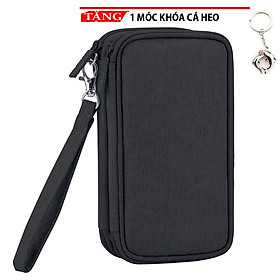 Mua Túi đựng phụ kiện điện thoại pin dự phòng cao cấp GH09 Tặng móc khóa cá heo