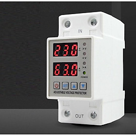 Mua Bảo vệ mất pha - đứt trung tính - cao áp - thấp áp - 2P 63A  relay bảo vệ điện áp
