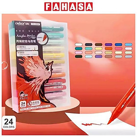 Hộp 24 Bút Lông Màu Acrylic - Chosch H864