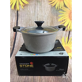 Mua Nồi Lock&Lock Stone 2 Tay Cầm LCA6244D-IH Kèm 1 Khăn lau