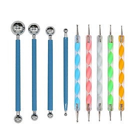 20 Piece Set Mandala Dotting Tools DIY Painting Stencils Ball Stylus Palette Paint Brushes for Canvas Rocks Coloring