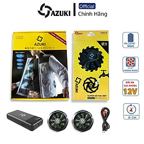 Mua Bộ Phụ Kiện AZUKI SUPER V2  12V Siêu Mạnh Pin 2400mah Có Đèn Pin Phát Sáng Bảo Hành 12 Tháng  Hàng chính hãng