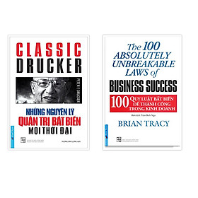 Hình ảnh Sách - Combo Những nguyên lý quản trị bất biến mọi thời đại + 100 quy luật bất biến để thành công trong KD - FirstNews