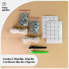 Mua Combo Bấc Nến Cotton Nhúng Sáp Và Đế Kẹp Dùng Làm Nến Thơm Cao Cấp Heny Garden – Nguyên Liệu Làm Nến Thơm Handmade  Tặng Kèm Mẫu Thử Tinh Dầu Với Mỗi Đơn Hàng
