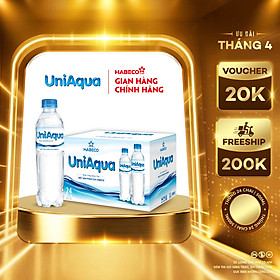 Nước uống đóng chai UniAqua - Thùng 24 chai 500ml