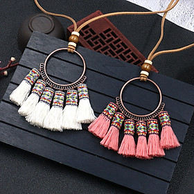 Vòng Cổ Dài Thủ Công Phong Cách Bohemian Cổ Điển Cho Nữ