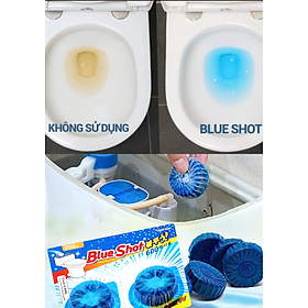 Set 2 Vỉ Viên thả vệ sinh khử mùi khử khuẩn bồn cầu Blueshot Hàn Quốc (1 viên 600 lần xả nước~1 tháng) Hàng mới về 