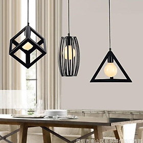 Mua Bộ đèn thả khối trang trí nhà  quán cafe  cửa hàng thời trang - Tặng kèm bóng LED chuyên dụng