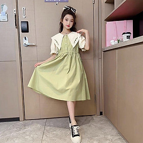 DONGSHOP HOT Váy mùa hè cho bé gái 2023 Váy bông Hàn Quốc cho trẻ em