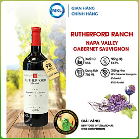 Rượu Vang Đỏ Rutherford Ranch Napa Valley Reserve Cabernet Sauvignon 750ml 15% - Mỹ - Hàng Chính Hãng