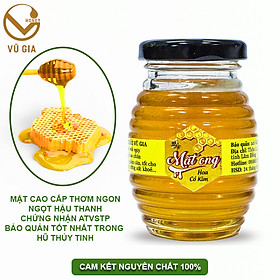 Mật Ong Hoa Cỏ Kim Nguyên Chất VG Honey (100ml/hũ) - Chất lượng vượt trội, tăng cường sức đề kháng, hỗ trợ dạ dày, hỗ trợ làm đẹp chăm sóc da