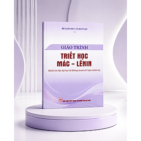 Sách - Giáo Trình Triết Học Mác Lênin Bìa Mới 2026 (Dành Cho Bậc Đại Học Hệ Không Chuyên Lý Luận Chính Trị)