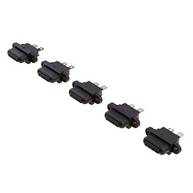 5 Pieces DC32V 30Amp Car Boat Truck Blade Standard Fuse Holder Set With Cover