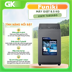Mua Máy Giặt Cửa Trên Funiki HWM T685ABG 8.5KG Thái Lan - Hàng Chính Hãng (Chỉ giao HCM)