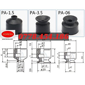 Mua Núm Hút Cao Su Xuất Khẩu Mô Hình PA Dùng Cho Công Nghiệp