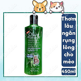 Sữa tắm Olive Essence cho chó mèo mượt lông ngừa nấm chai 450ml - Bivido