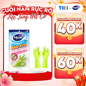 (Chọn Size) Găng tay Nitrile Không Mùi MyJae Rửa Chén, Bát, Dọn Dẹp Nhà Cửa
