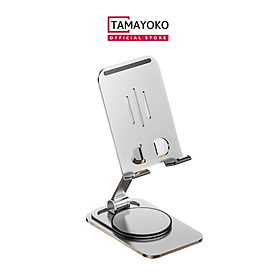Giá Đỡ Để Bàn Điện Thoại Di Động, Máy Tính Bảng. Có Thể Xoay 360 Độ Chất Liệu Hợp Kim Nhôm Cao Cấp. Hàng Chính Hãng Tamayoko