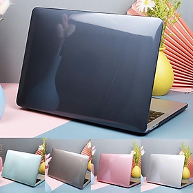 Ốp Máy Tính Bảng Bề Mặt Nhám Cho MacBook Pro 14 16 inch M1 Pro /M1 Max A2442 A2485 AIR 13 2020 Macbbook 2021 AIR 13 M1 (A2337 A2179 A1932) - Solid Pink(Logo Cut out)