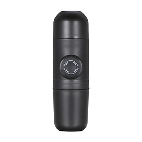 Manually Operated Portable Coffee Maker Espresso Machine Mini Coffee Maker - Black