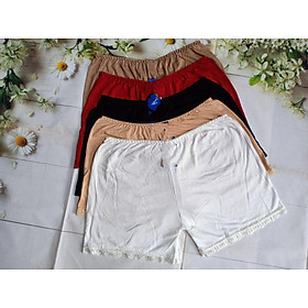 Combo 5 Quần Đùi Mặc Váy Cotton big size màu ngẫu nhiên (từ 65kg đến 85kg)