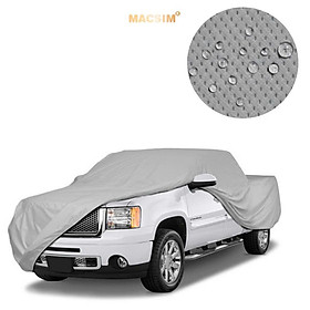 Bạt phủ ô tô chất liệu vải không dệt 3 lớp cao cấp thương hiệu MACSIM cho xe ô tô Isuzu MUX -màu ghi