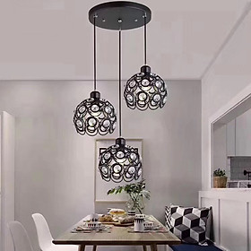 Bộ đèn thả ALION treo trần trang trí độc đáo - kèm bóng LED và đế ốp trần