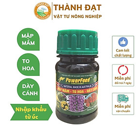 Mua Phân bón hữu cơ PowerFeed  phân bón lá nhập khẩu từ Úc-mập mầm  to hoa  dày cánh lọ 100ml