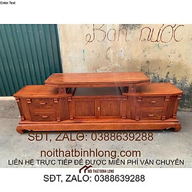 Kệ trơn để ti vi gỗ hương đá, gỗ gõ đỏ, hàng CỰC VIP, tuyển vân, tuyển gỗ loại 1 (MIỄN PHÍ VẬN CHUYỂN 50KM)
