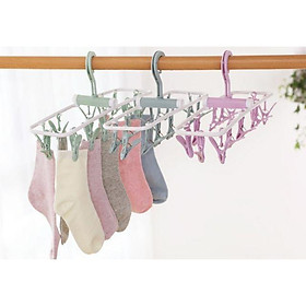 Mua Móc quần áo gấp gọn có kẹp mang đi du lịch