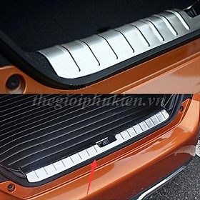 BỘ SẢN PHẨM Nẹp bước chân và ốp chống trầy cốp Honda Civic 2016-2019 - Mẫu Inox