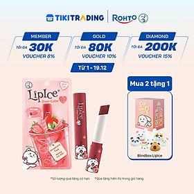 Son dưỡng có màu tự nhiên LipIce Sheer Color Q Strawberry Tea (Trà dâu) 2.4g
