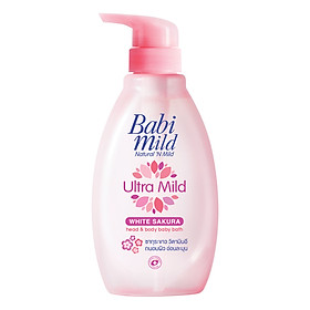 Sữa Tắm Trẻ Em Babi Mild White Sakura (400ml)