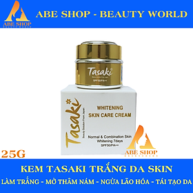 KEM TASAKI TRẮNG DA 7 NGÀY - LÀM TRẮNG - NGỪA LÃO HÓA - WHITENING SKIN CARE CREAM 25G