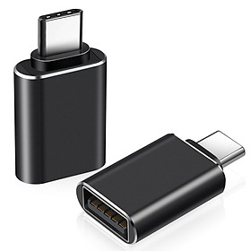 Bộ chuyển đổi USB C sang USB Bộ 2 bộ chuyển đổi USB C đực sang USB3 tương thích
