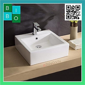 Mua CHẬU RỬA MẶT VUÔNG  LAVABO VUÔNG TREO TƯỜNG