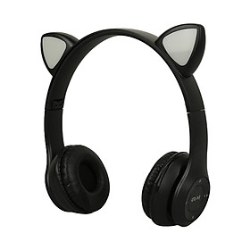 Tai Nghe Mèo Headphone Chụp Tai Bluetooth Không Dây 5.0 P47M Dễ Thương Xu Hướng Tiktok Tai Nghe Mèo Bluetooth Chụp tai