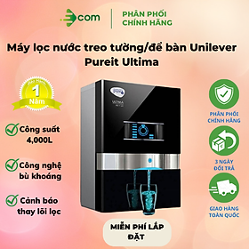 Máy Lọc Nước Pureit Ultima Lọc Nguyên Khối Tích Hợp Công Nghệ RO + UV + MF - Hàng chính hãng