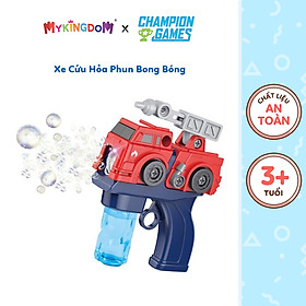 Đồ Chơi CHAMPION GAMES Xe Cứu Hỏa Phun Bong Bóng CPG21047