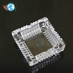 Mua Gạt tàn thủy tinh vuông bông lớn -hàng đẹp