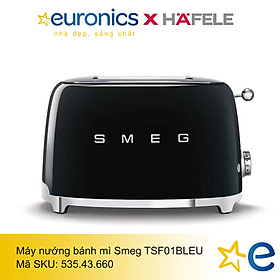 Mua MÁY NƯỚNG BÁNH MÌ 2 LÁT SMEG MÀU ĐEN TSF01BLEU/535.43.660 - HÀNG CHÍNH HÃNG