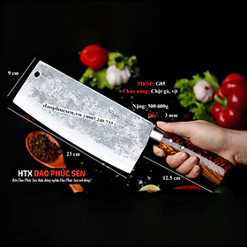 Mua Dao Phúc Sen Dao Chặt Gà Cán Cẩm