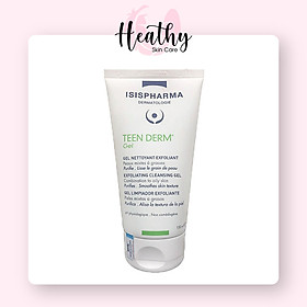 Sữa rửa mặt, giảm nhờn, ngừa mụn isispharma teenderm gel 150ml