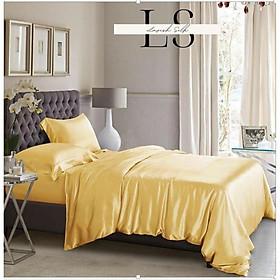 Áo Bọc Nệm Áo Bọc Topper 1m8 - 2m và 2m2 Phi Lụa Cao Cấp Lavish Silk hàng loại 1 mát lạnh không nối vải (22 màu )