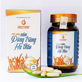 Viên nang đông trùng hạ thảo Hector 30 viên (Date mới)