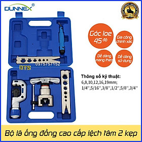 Mua Bộ lã ống đồng lệch tâm cao cấp DUNNEX 2 thanh kẹp có dao cắt  bộ long loe ống đồng điều hòa  máy lạnh