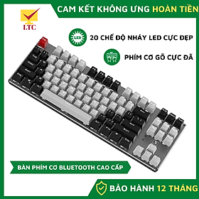 Mua Bàn phím cơ máy tính có bluetooth cao cấp LTC K950 PRO 2022 có 20 chế độ nháy led cực đẹp sử dụng pin sạc tiện lợi -Hàng Chính Hãng